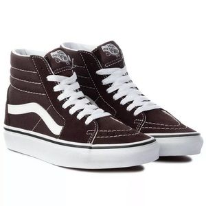 Vans sk8-hi chocolate brown sneaker shoes